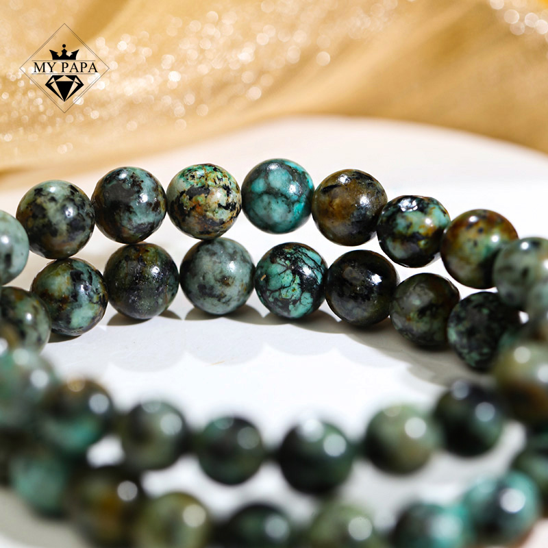 Mô tả Vòng Tay Turquoise Ngọc Hải Lam Hồ Bắc MYPAPA - 6