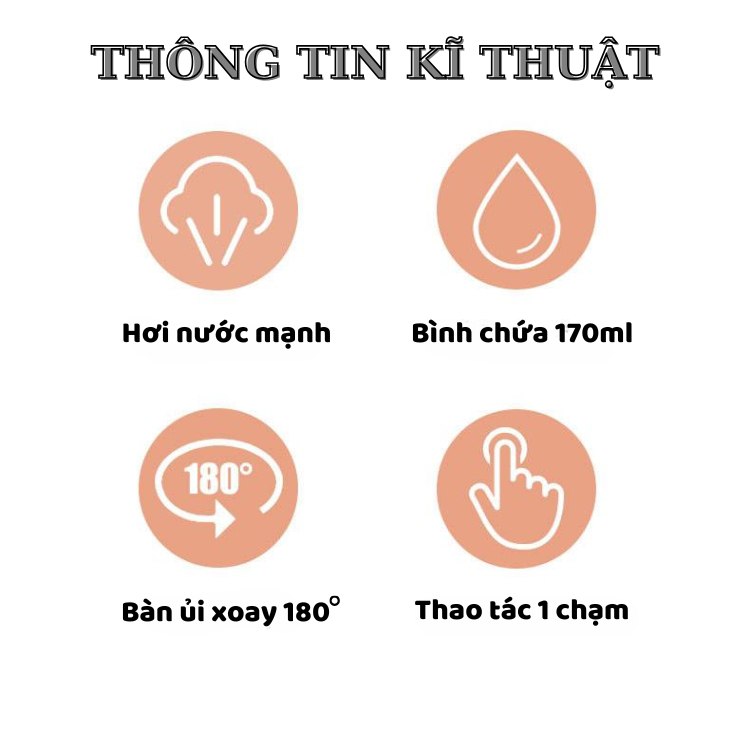 Mô tả Bàn ủi hơi nước cầm tay SOKANY SK-11045 công suất lớn 1200W, là siêu phẳng, siêu nhanh, nhỏ gọn tiện lợi cho cả gia đình - 3