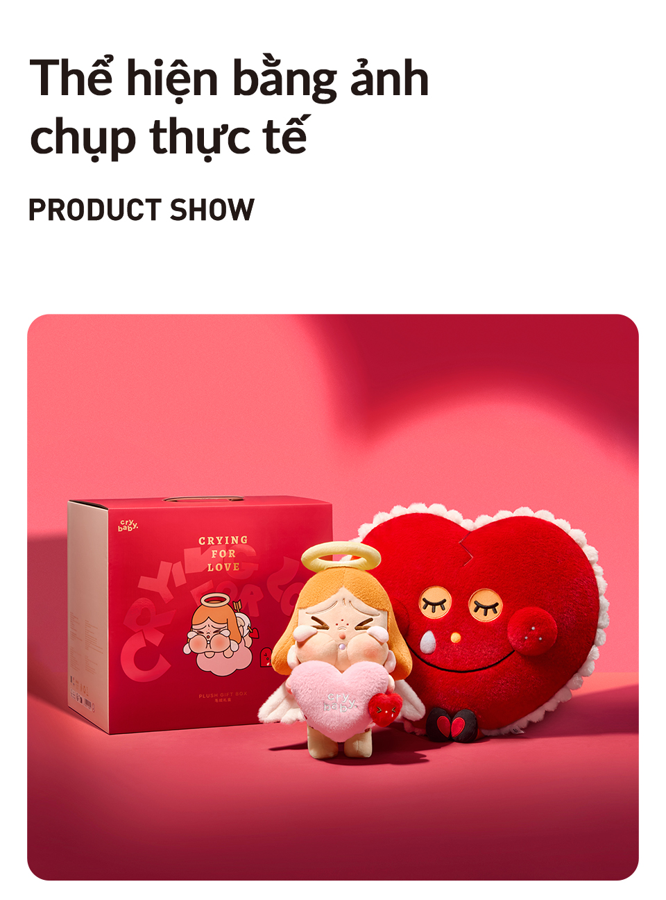 POP MART CRYBABY Crying for Love Series-Plush Gift Box | Shopee
