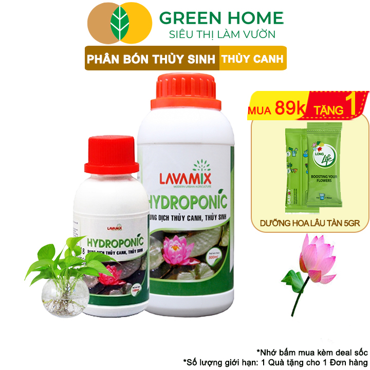 Dung Dịch Thủy Canh Greenhome Lavamix
