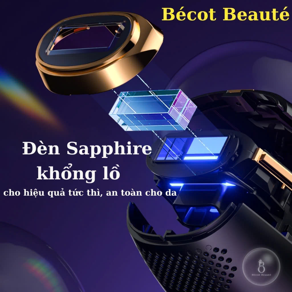 Mô tả Máy triệt lông IPL Bécot Beauté, công nghệ IPL đạt tiêu chuẩn châu âu, giúp loại bỏ lông vĩnh viễn, ENZO - 2