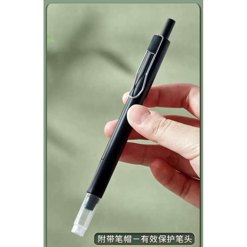 Mô tả Bút Lông Bấm Tiện Dụng - Viết Thư Pháp Tiểu Khải, Cỡ Chữ Nhỏ ( Tặng 20 Ống Mực) - 7