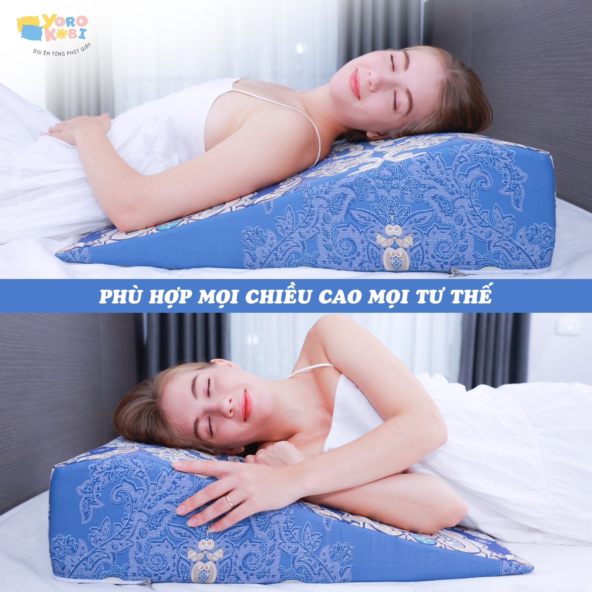 Mô tả VỎ GỐI CHỐNG TRÀO NGƯỢC DẠ DÀY YOROKOBI - ĐỦ SIZE, ĐỦ MÀU - 3