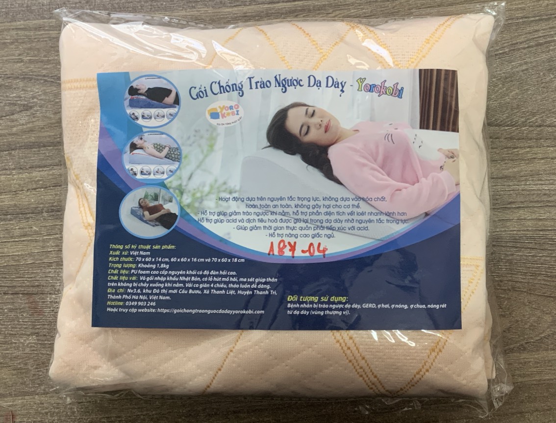 Mô tả VỎ GỐI CHỐNG TRÀO NGƯỢC DẠ DÀY YOROKOBI - ĐỦ SIZE, ĐỦ MÀU - 4