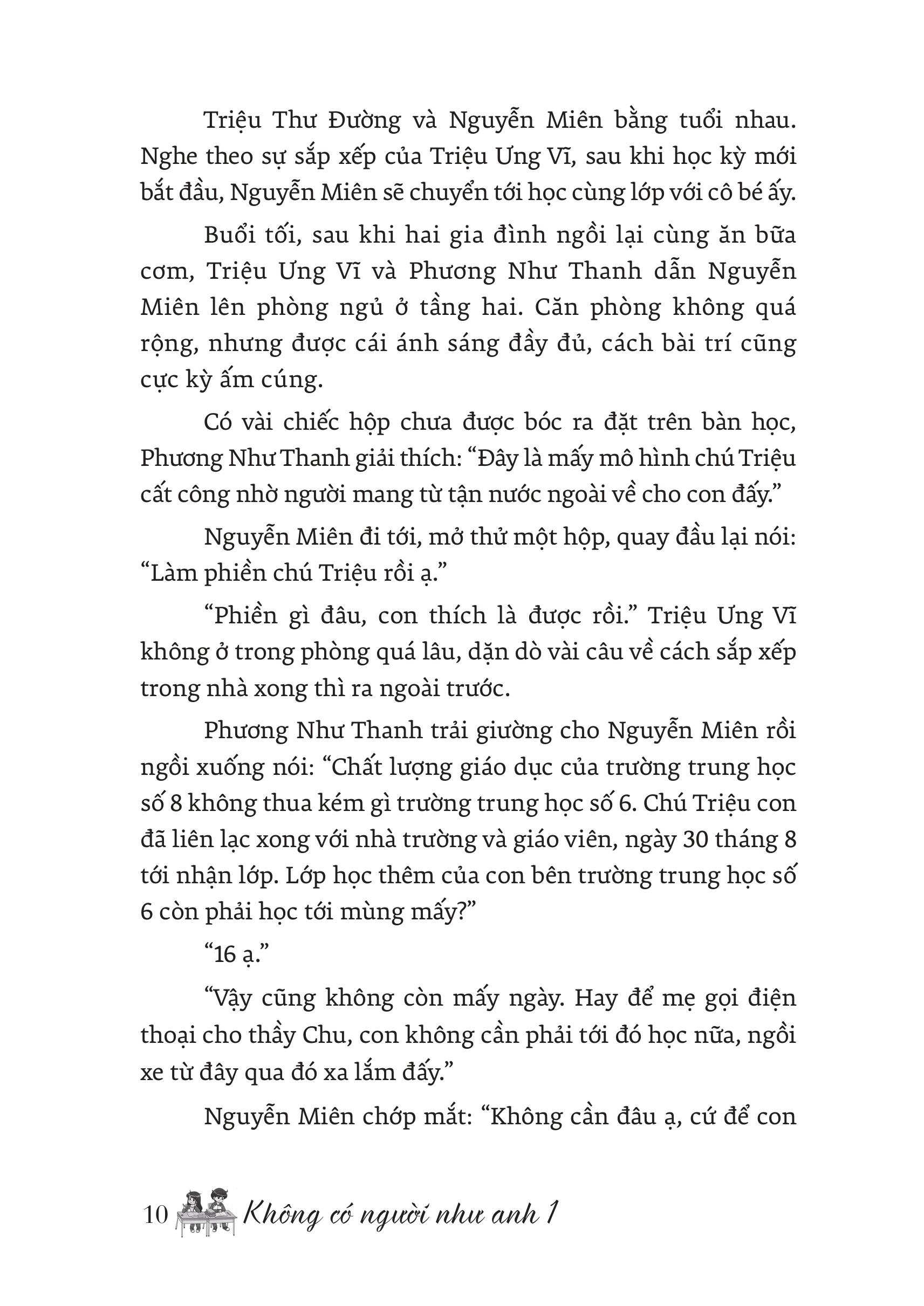 Mô tả Sách Tiểu Thuyết Trung Quốc - Bộ 2 Tập Không có người như anh - Tuế Kiến (Sách Ngôn Tình) - 6