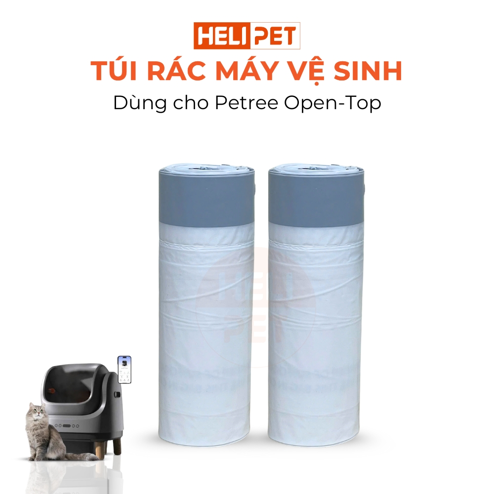 Mô tả Túi Rác Máy Dọn Vệ Sinh Tự Động Cho Mèo PETREE Open Top Size To - 1