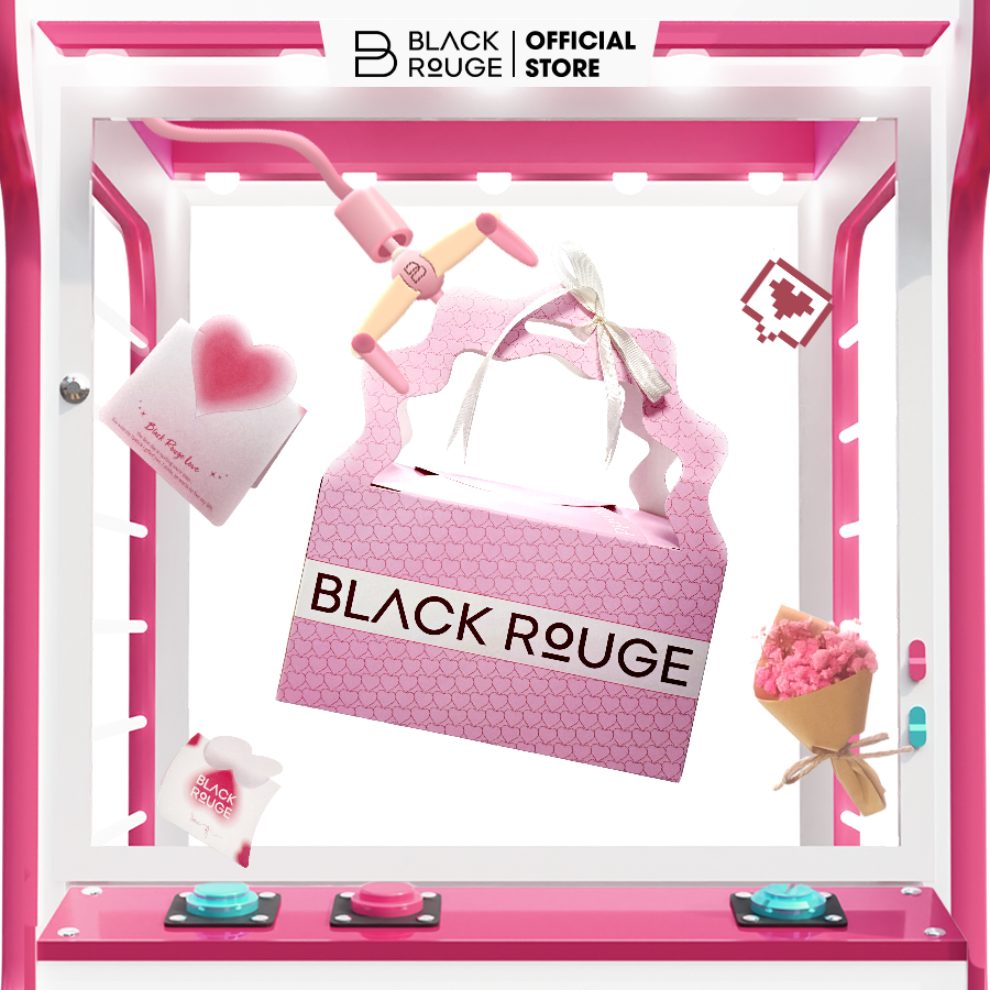 Mô tả Hộp quà tặng dành cho nữ, set quà tặng người yêu kèm hộp, hoa và thiệp Black Rouge - 1