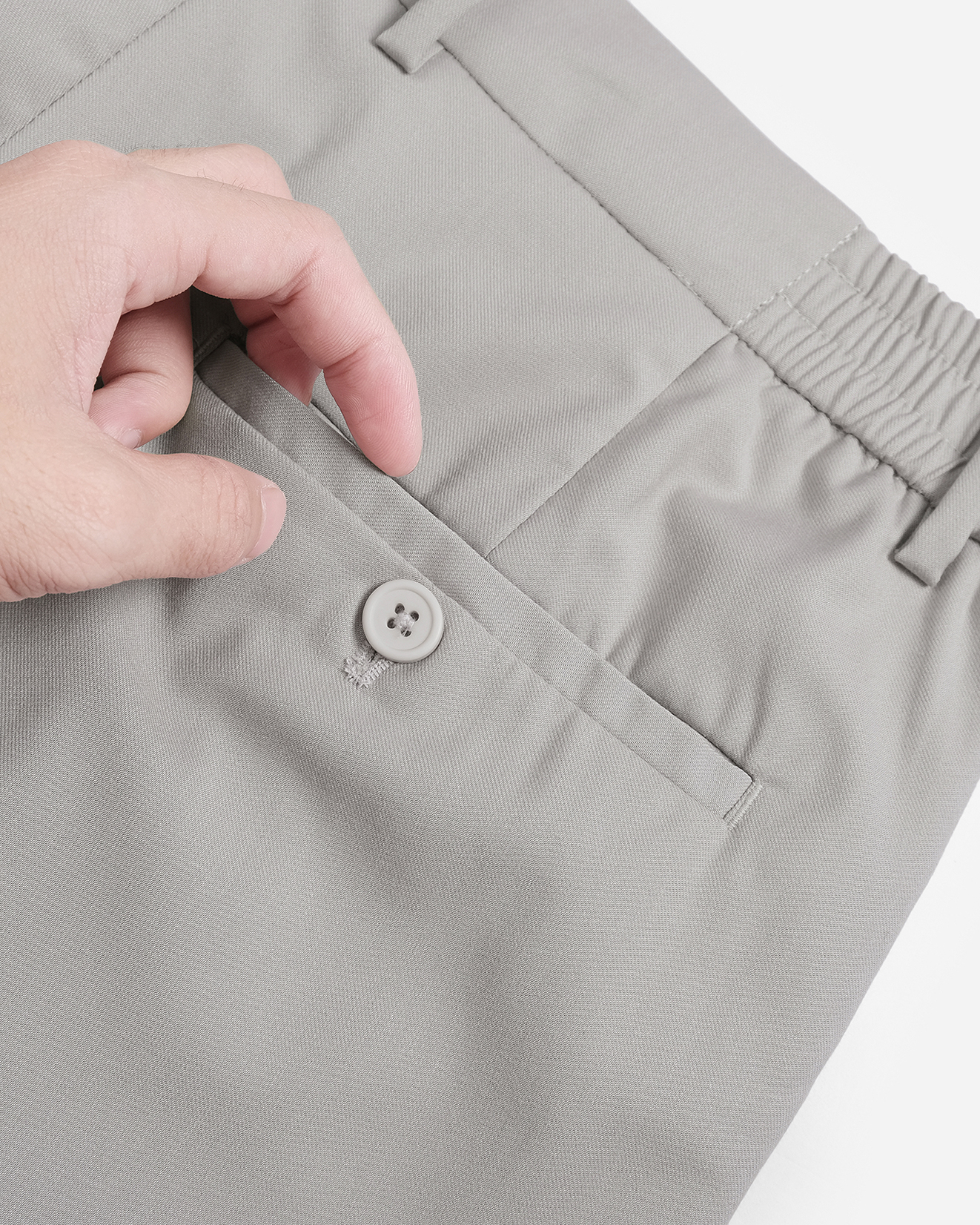 Mô tả Quần dài nam Elasticband chất liệu Twill Rayon cao cấp thiết kế chỉn chu hiện đại LEEVUS QD04 - 5