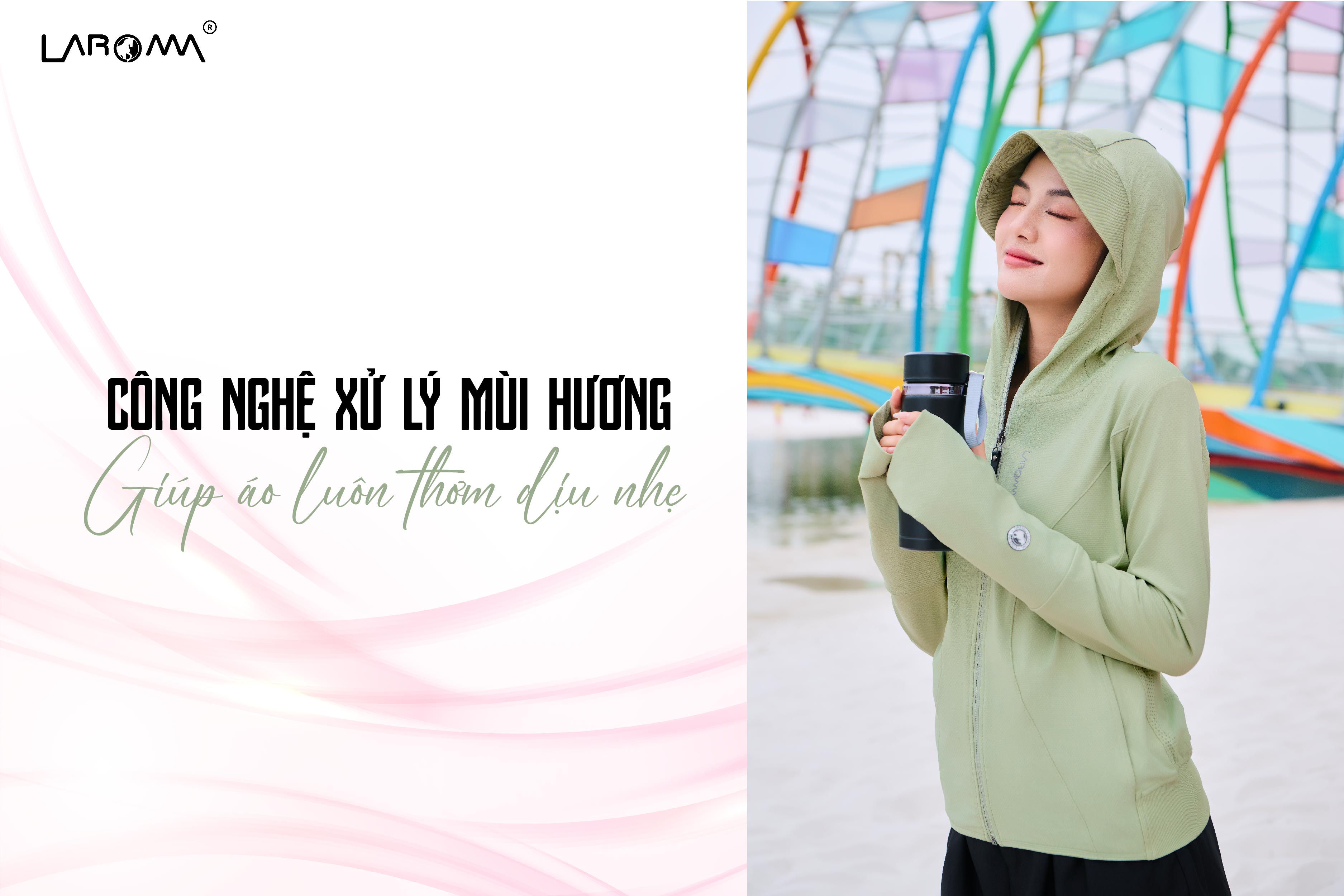 Mô tả Áo Chống Nắng Nữ Coolair Laroma| UPF50+ | Vải Thơm | Làm Mát | Thời Trang | Đa Dụng - 3