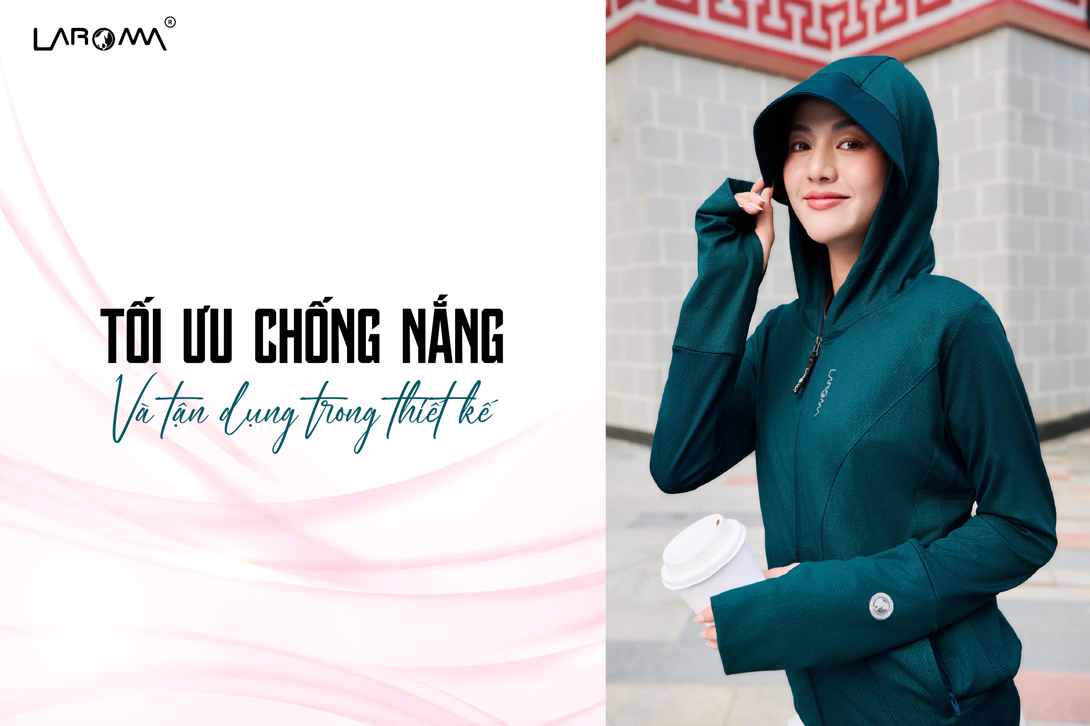 Mô tả Áo Chống Nắng Nữ Coolair Laroma| UPF50+ | Vải Thơm | Làm Mát | Thời Trang | Đa Dụng - 5