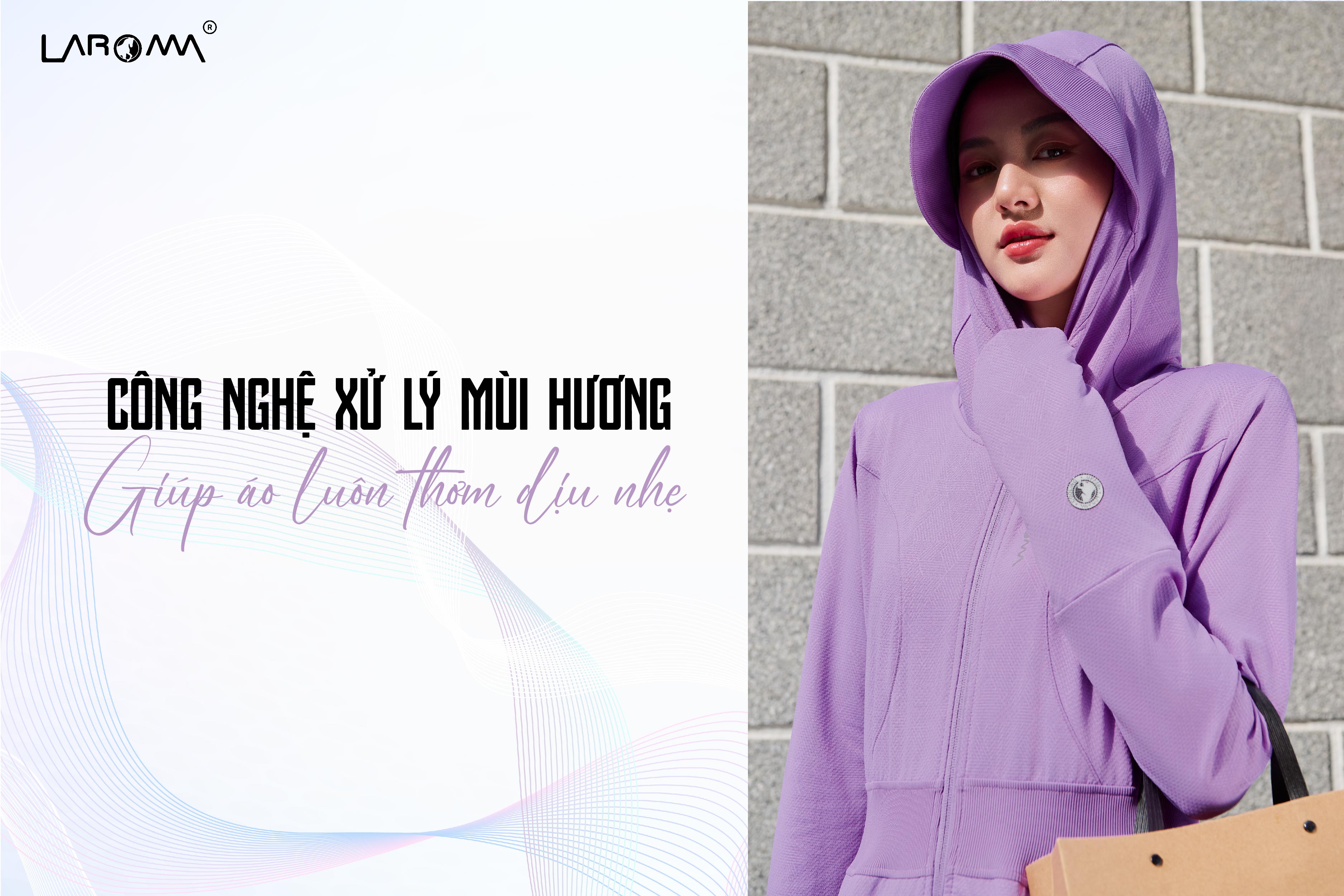 Mô tả Choàng Chống Nắng Nữ Coolair Laroma| UPF50+ | Vải Thơm | Làm Mát | Thời Trang | Đa Dụng - 3