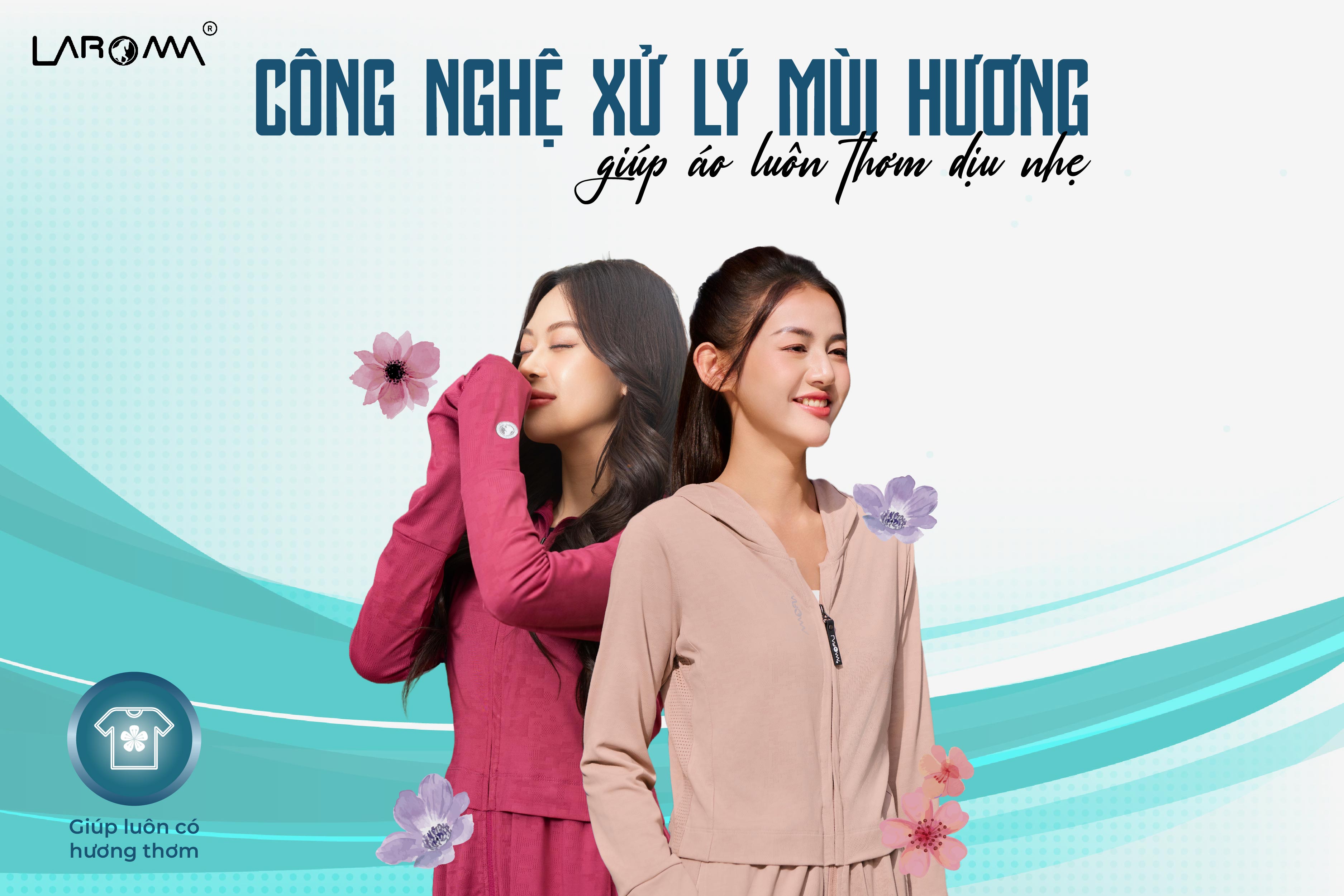 Mô tả Choàng Chống Nắng Nữ 2 Lớp Dệt Laroma| UPF50+ | Vải Thơm |Làm Mát | Thời Trang | Đa Dụng - 3