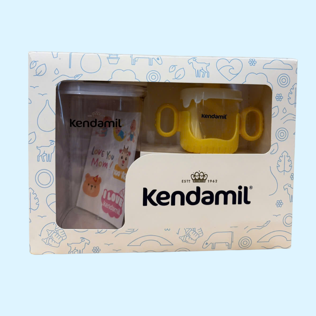 Mô tả Set quà tặng Kendamil gồm Hộp trữ sữa và bình hút - 1