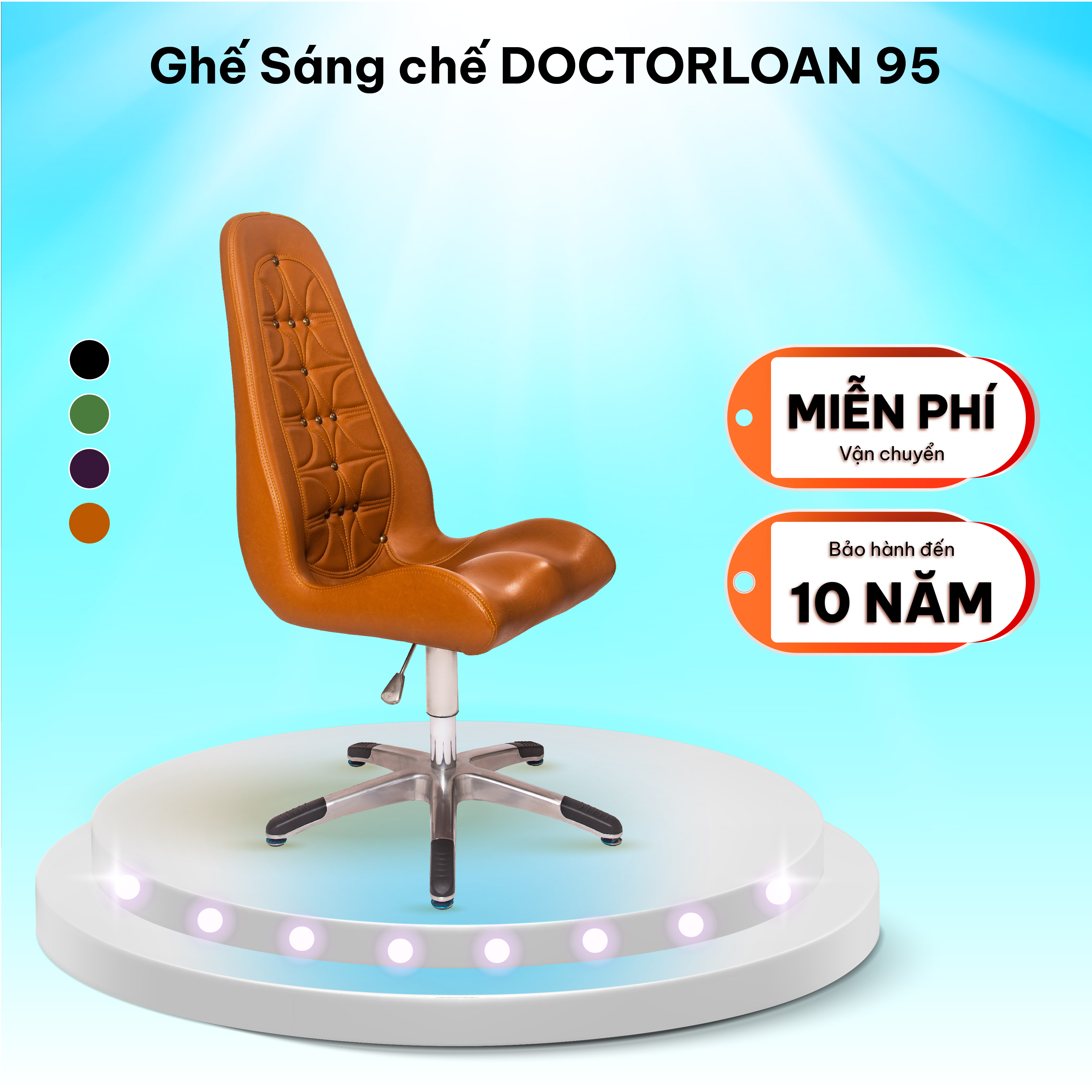 Mô tả Ghế sáng chế DOCTORLOAN 95 hỗ trợ nắn chỉnh cột sống - 1