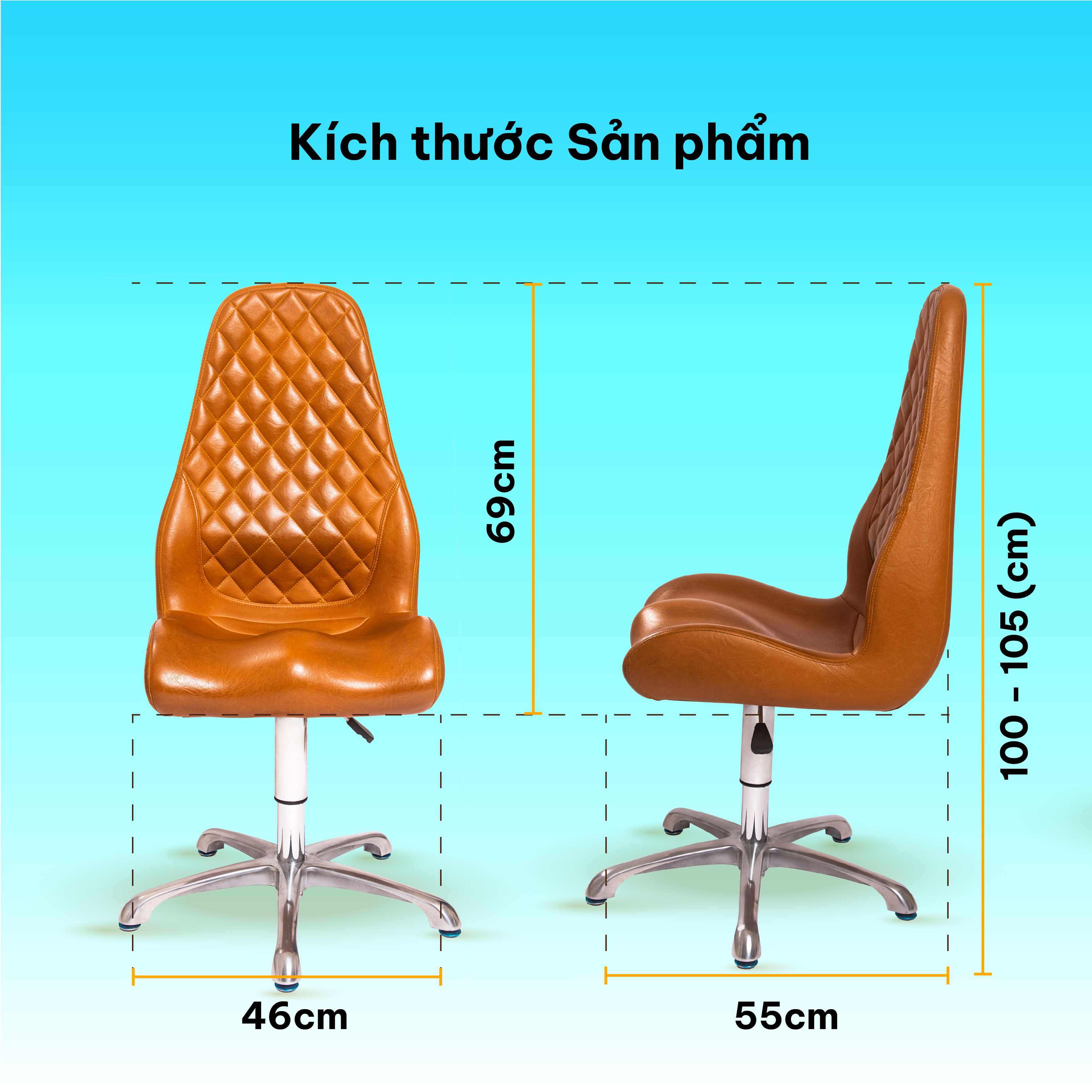 Mô tả Ghế sáng chế DoctorLoan 90D đệm dày giữ dáng ngồi chuẩn hỗ trợ nắn chỉnh cột sống - 5
