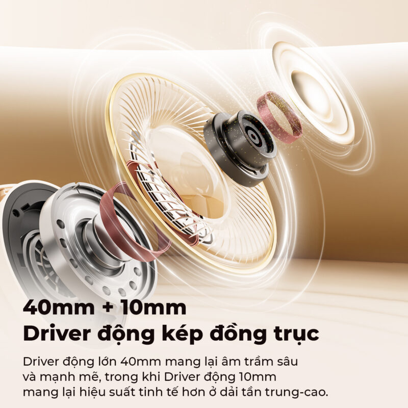 Tính năng chống ồn ANC SoundPEATS Space Pro