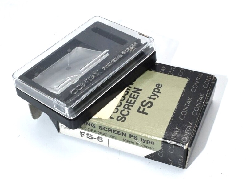 その他 CONTAX FOCUSING SCREEN FW FU FV FS type Almost UNUSED] Contax Focusing Screen FS type S-1 for Contax