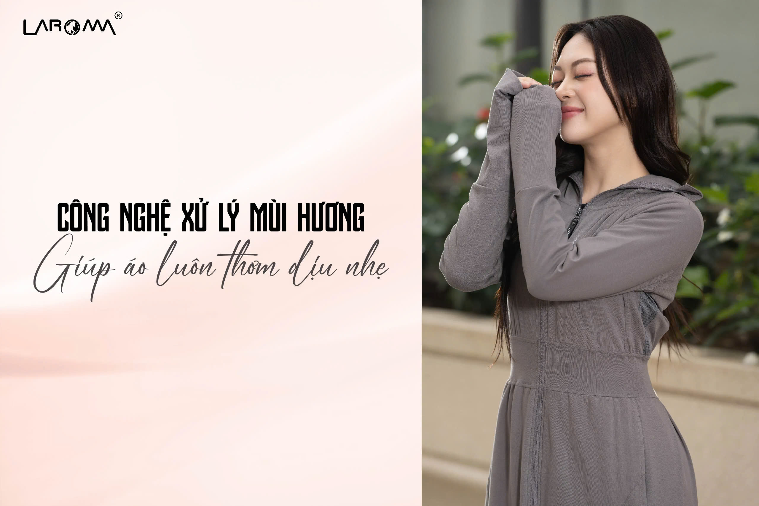 Mô tả Choàng Chống Nắng Nữ Cotton Laroma| UPF50+ | Vải Thơm | Làm Mát | Thời Trang | Đa Dụng - 4
