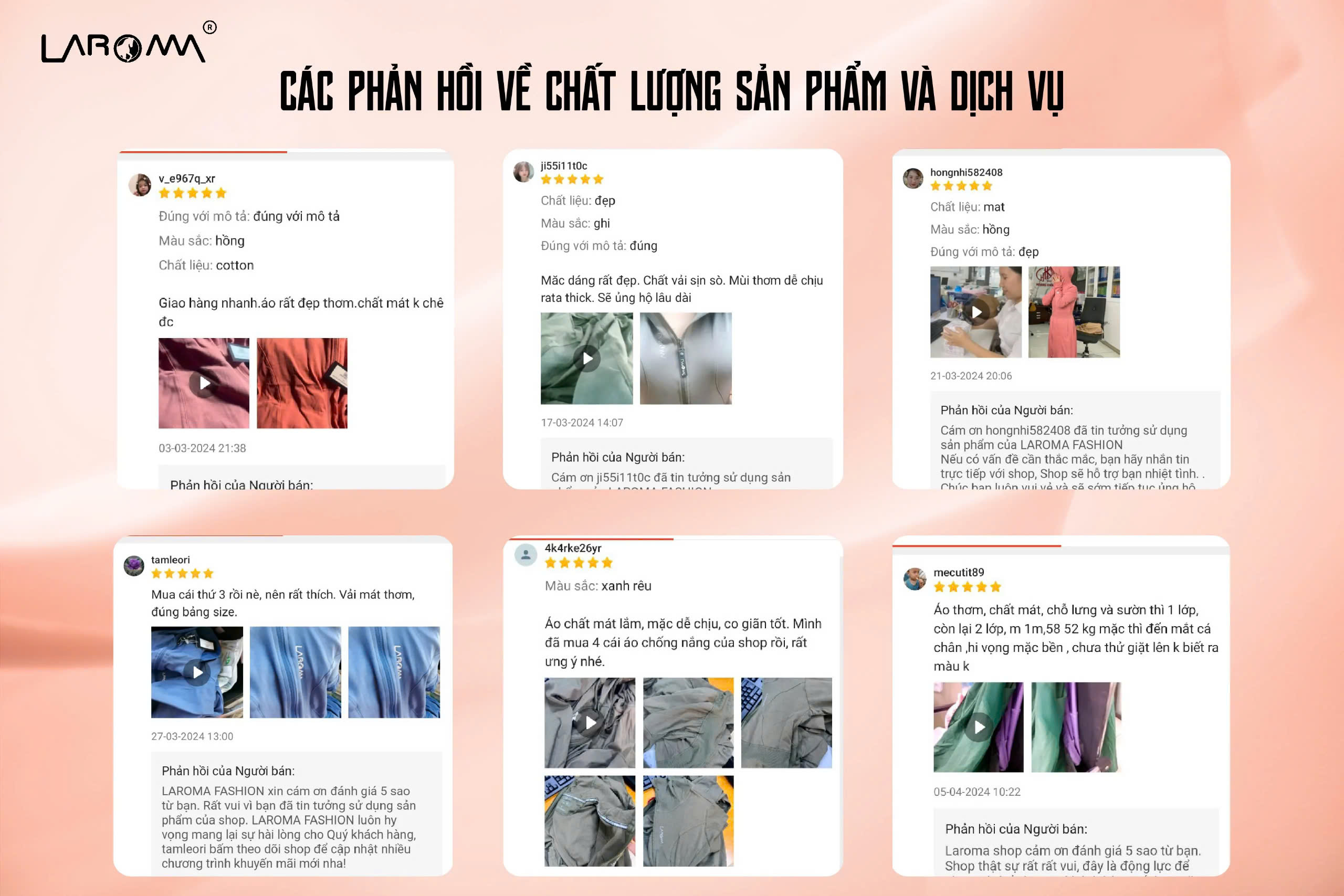 Mô tả Choàng Chống Nắng Nữ Cotton Laroma| UPF50+ | Vải Thơm | Làm Mát | Thời Trang | Đa Dụng - 8