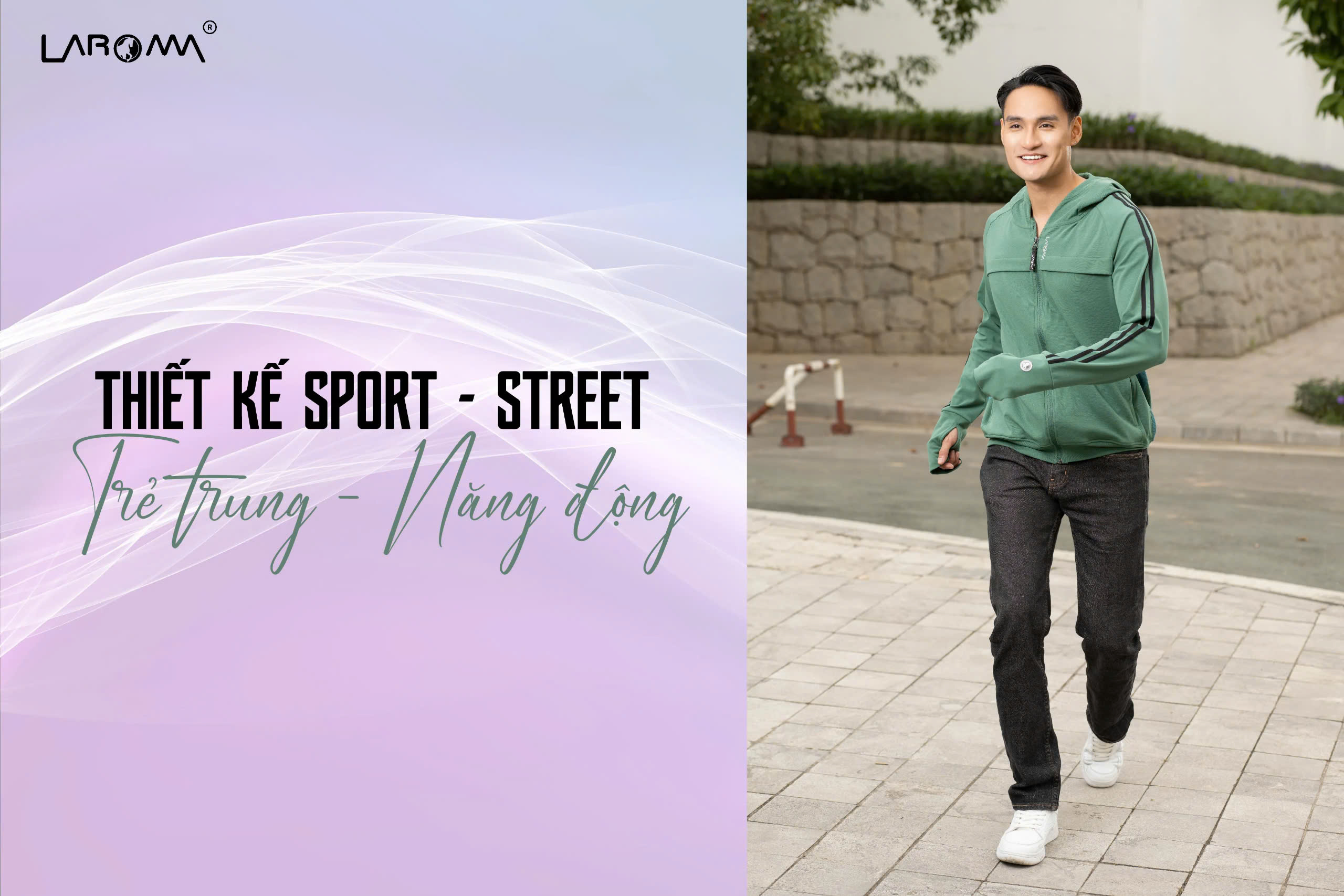 Mô tả Áo Chống Nắng Nam Cotton Laroma| UPF50+ | Vải Thơm | Làm Mát | Thời Trang | Đa Dụng - 5
