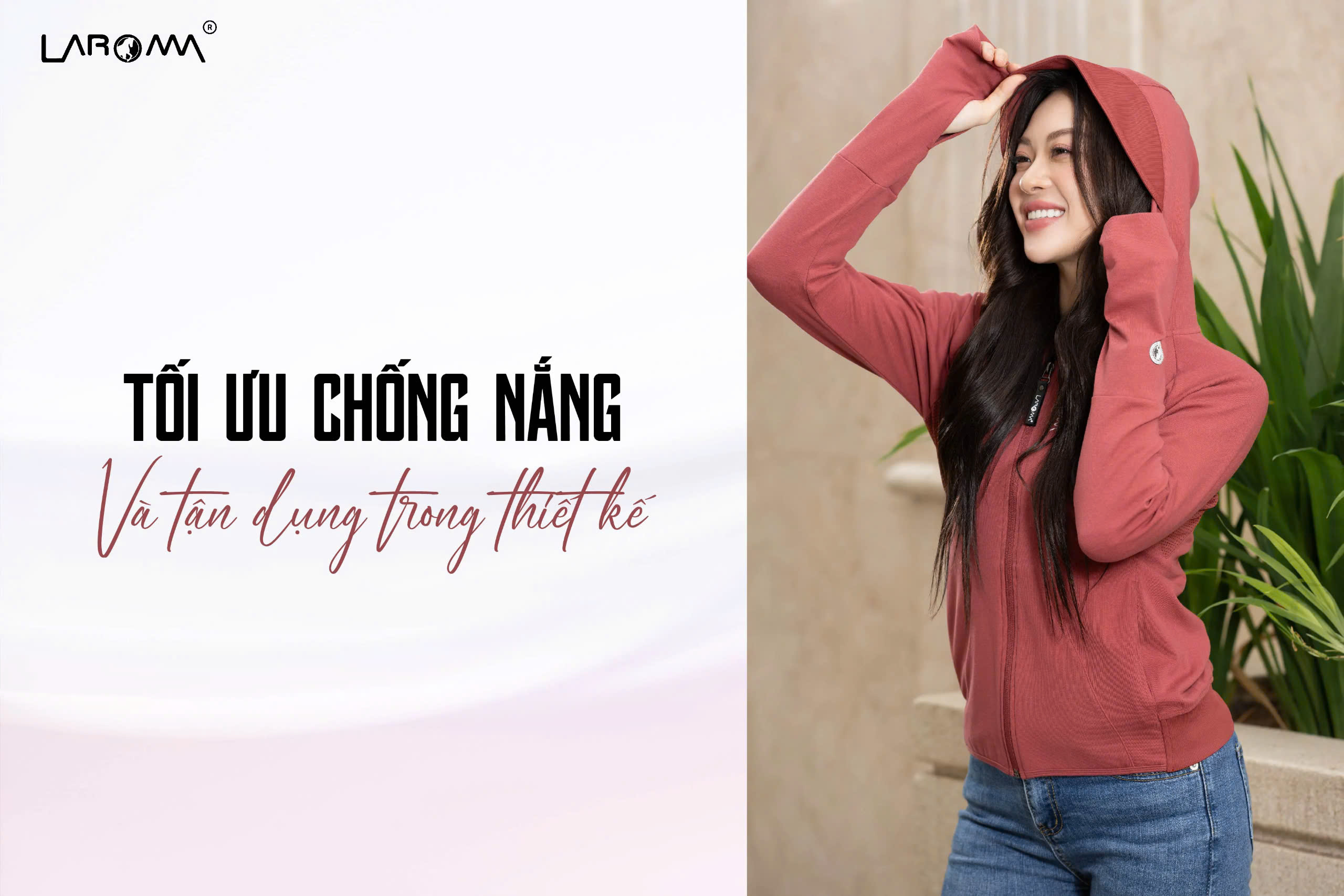 Mô tả Áo Chống Nắng Nữ Cotton Laroma| UPF50+ | Vải Thơm | Làm Mát | Thời Trang | Đa Dụng - 6