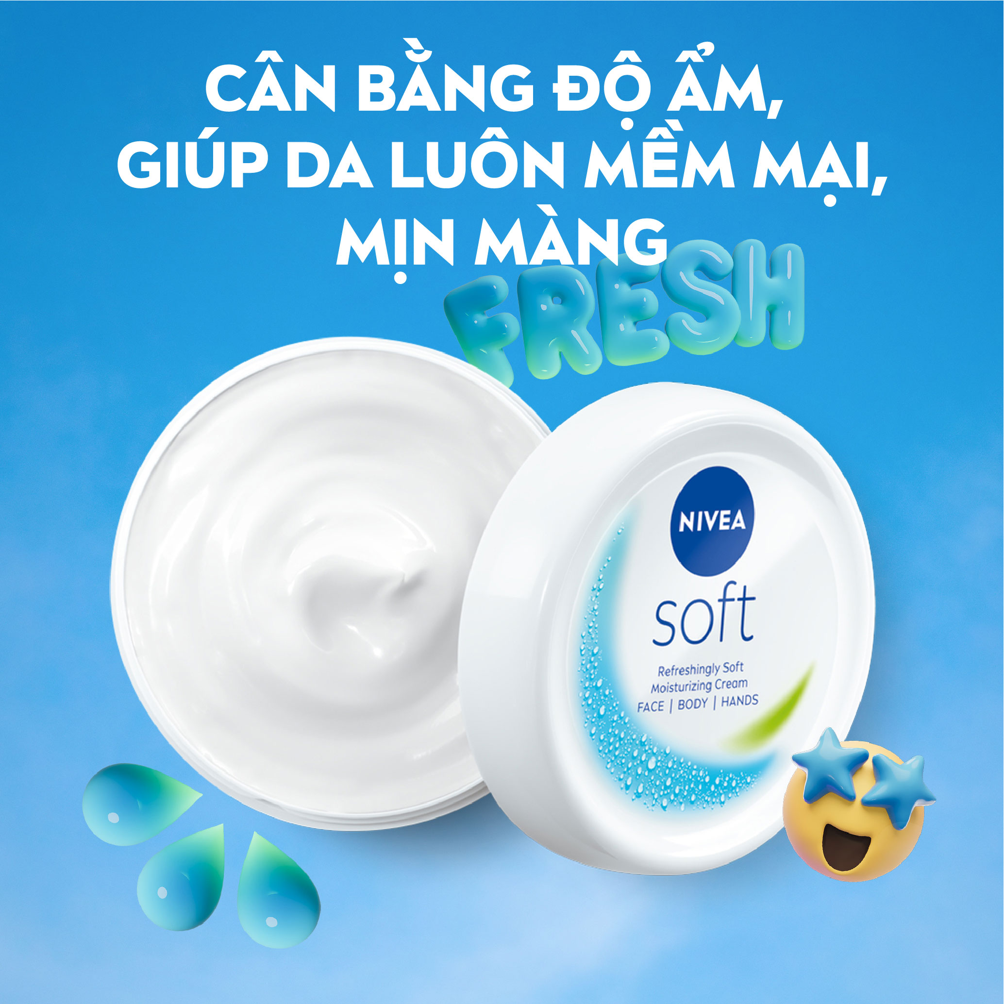 Mô tả Kem Dưỡng Mềm Da NIVEA Soft Crème (50 ml) - 89054 - 2
