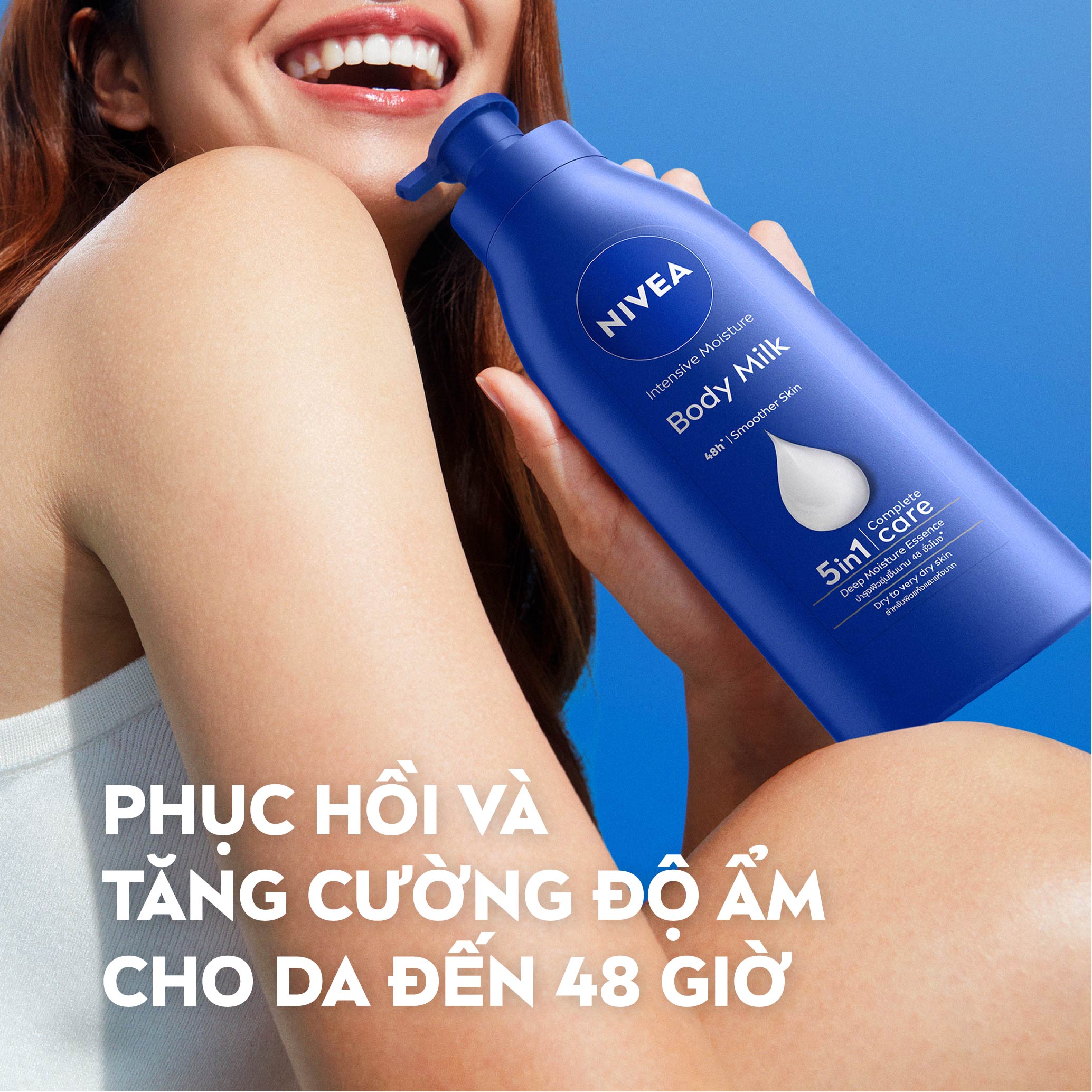 Mô tả Sữa Dưỡng Thể NIVEA Dưỡng Ẩm Chuyên Sâu 48H  | Thấm Nhanh (550 ml) - 98943 - 2