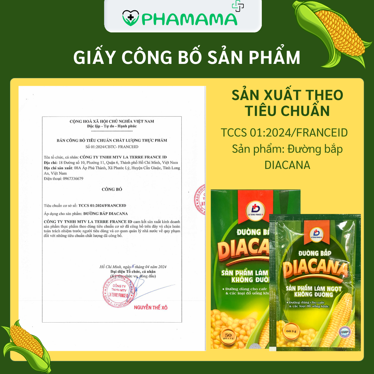 Mô tả Đường Ăn Kiêng Diacana khuyên dùng cho người tiểu đường, người đang ăn kiêng (hộp 50 gói) - 4
