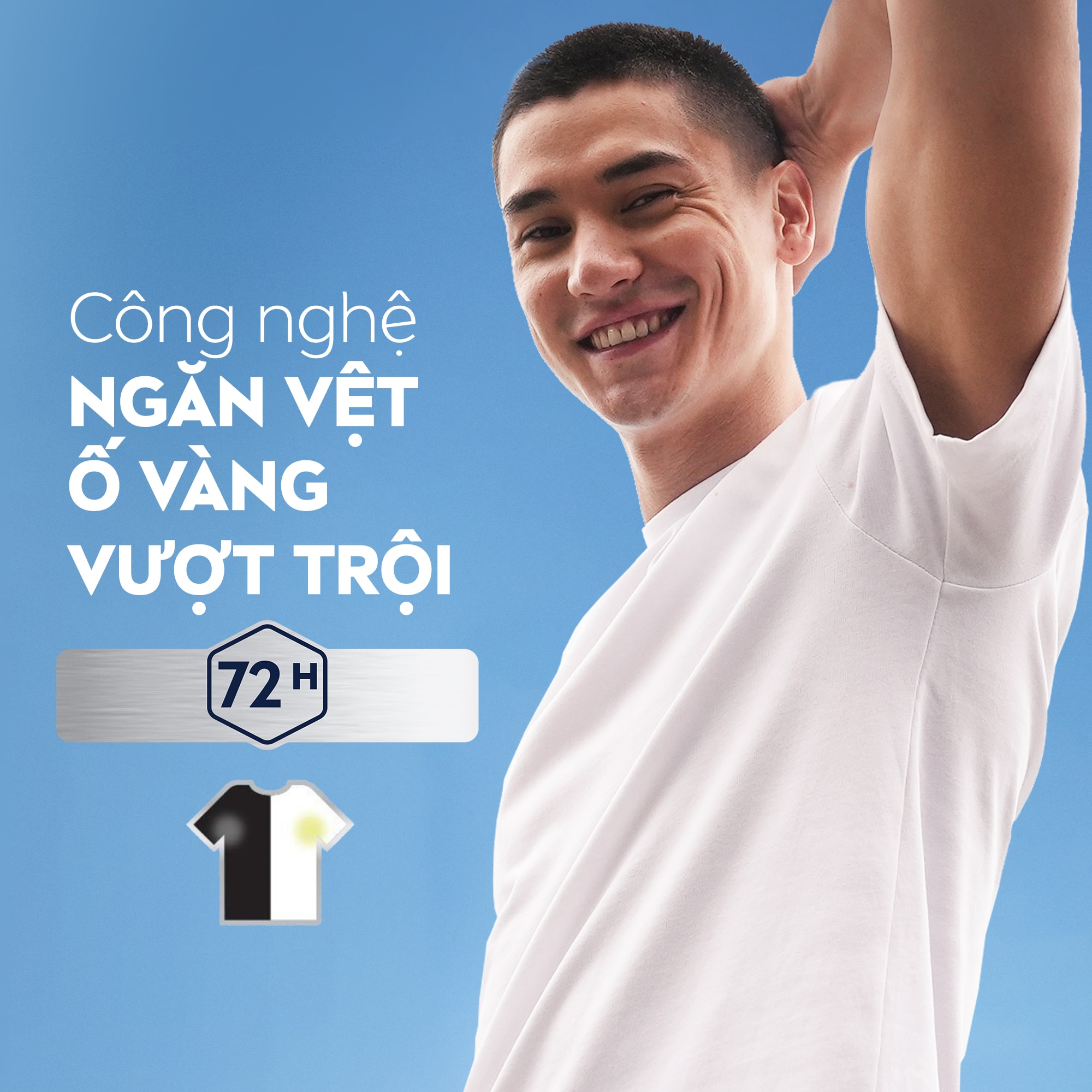 Mô tả Lăn Ngăn Mùi NIVEA MEN Black&White Ngăn Vệt Ố Vàng Vượt Trội | Hương Mạnh Mẽ (50 ml) - 85392 - 4