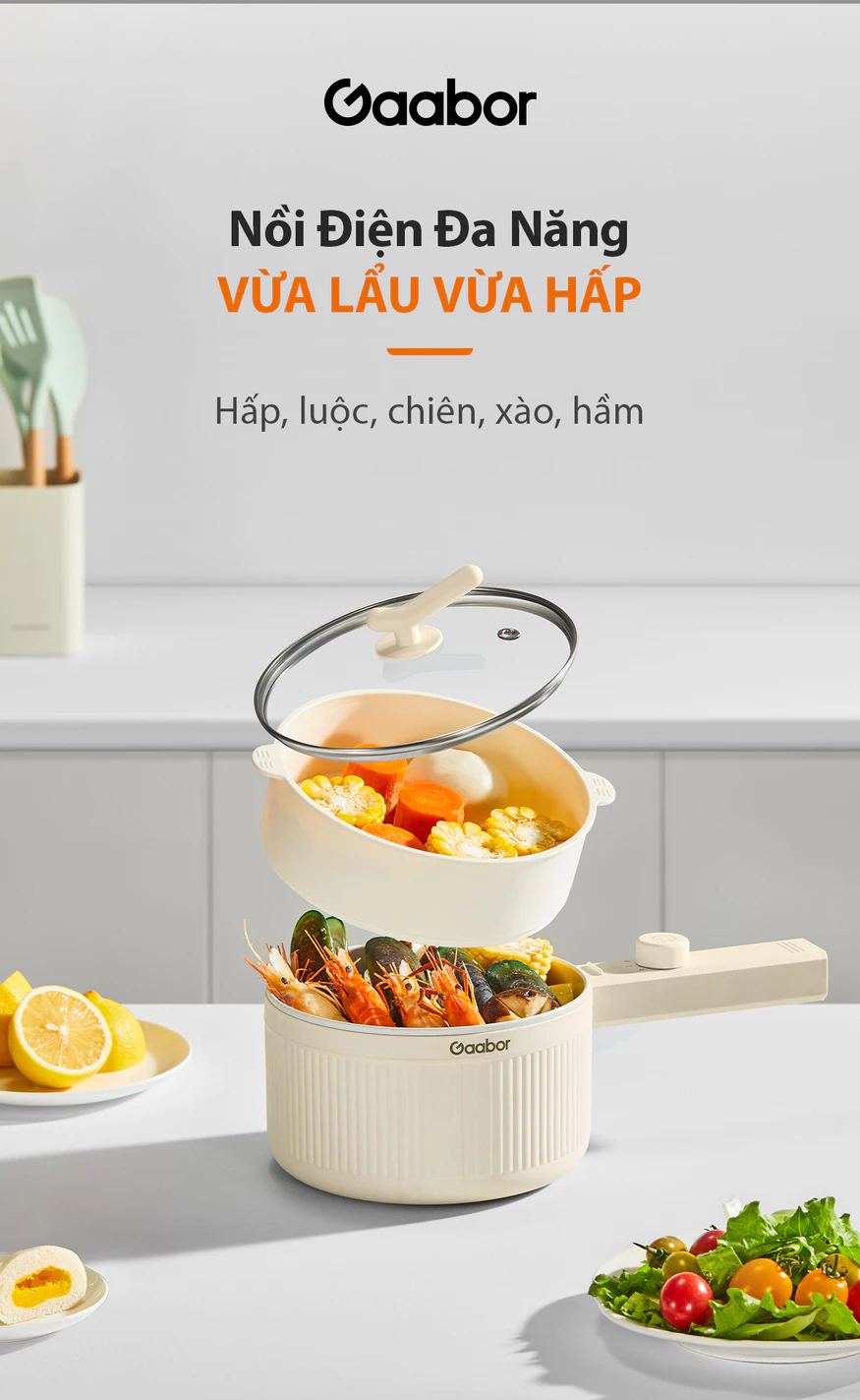Các bộ phận nồi Gaabor EC-20E01B