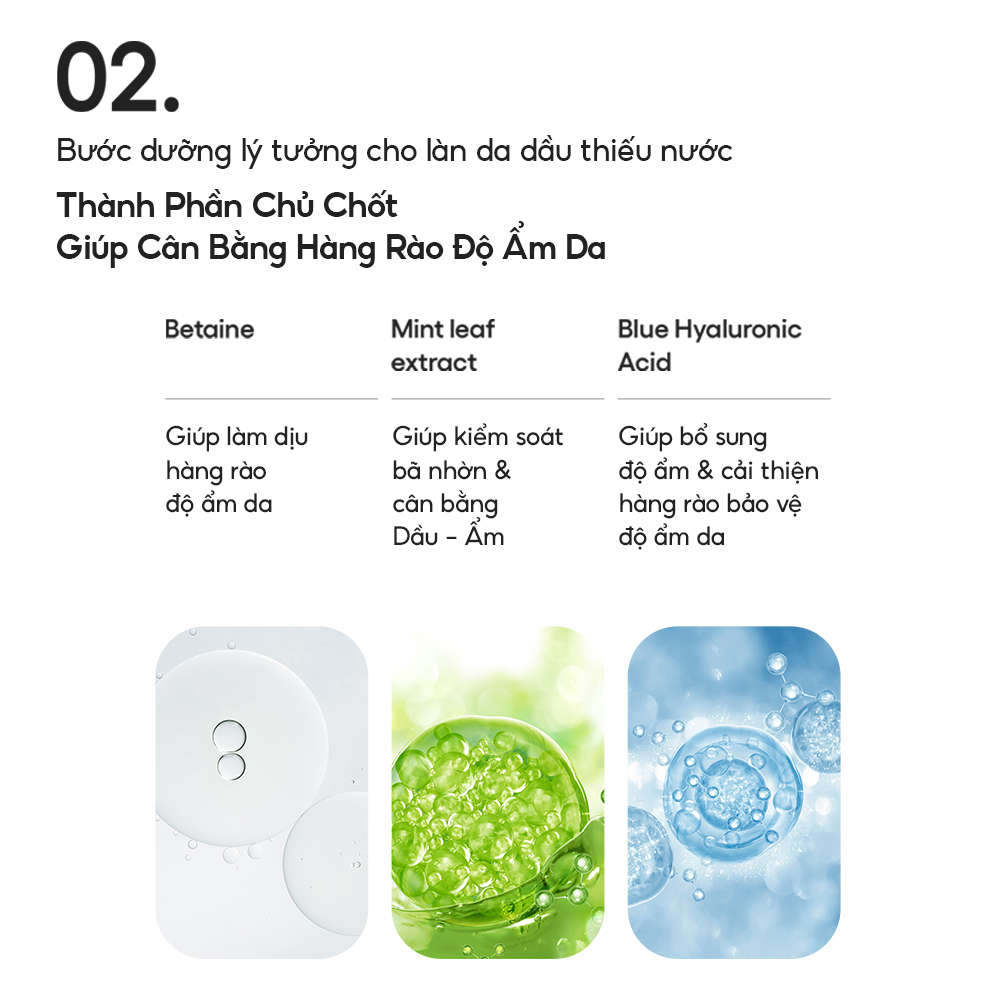 Mô tả Kem Dưỡng Ẩm Phục Hồi & Cân Bằng Dầu Ẩm Laneige Water Bank Blue Hyaluronic Gel Cream 50ml (Da Dầu) - 6