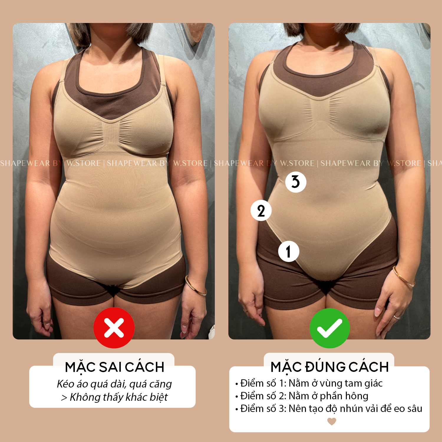 Mô tả Bodysuit Định Hình Tạo Eo & Nâng V1 - Shapewear Bodysuit Chính Hãng WSTORE - 2