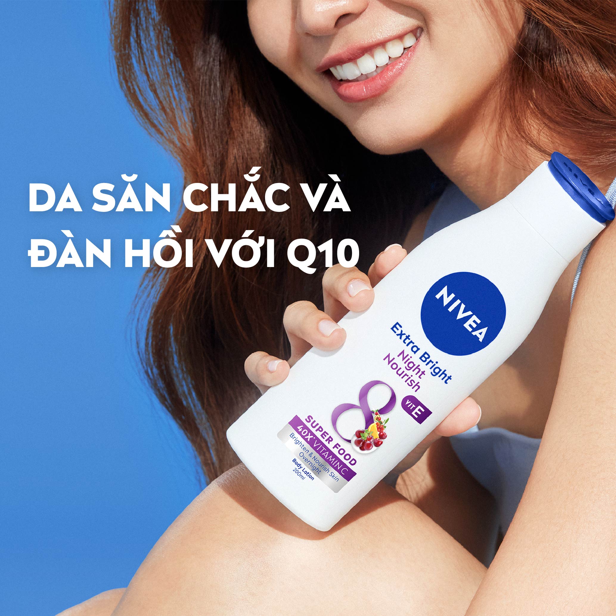 Mô tả Sữa Dưỡng Thể NIVEA Sáng Da Ban Đêm từ 8 Super Foods (200 ml) - 88188 - 2