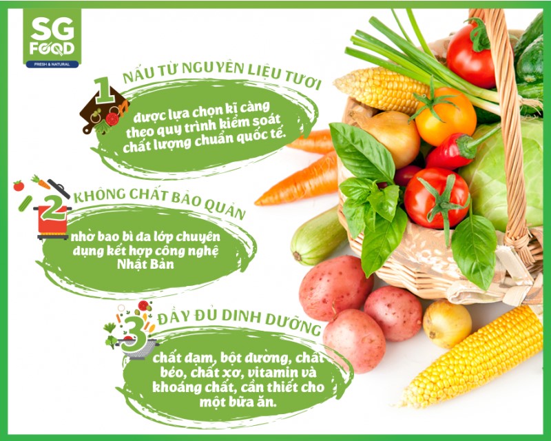 Mô tả Cháo Tươi SGFood Lươn Đậu Xanh 240g - 2