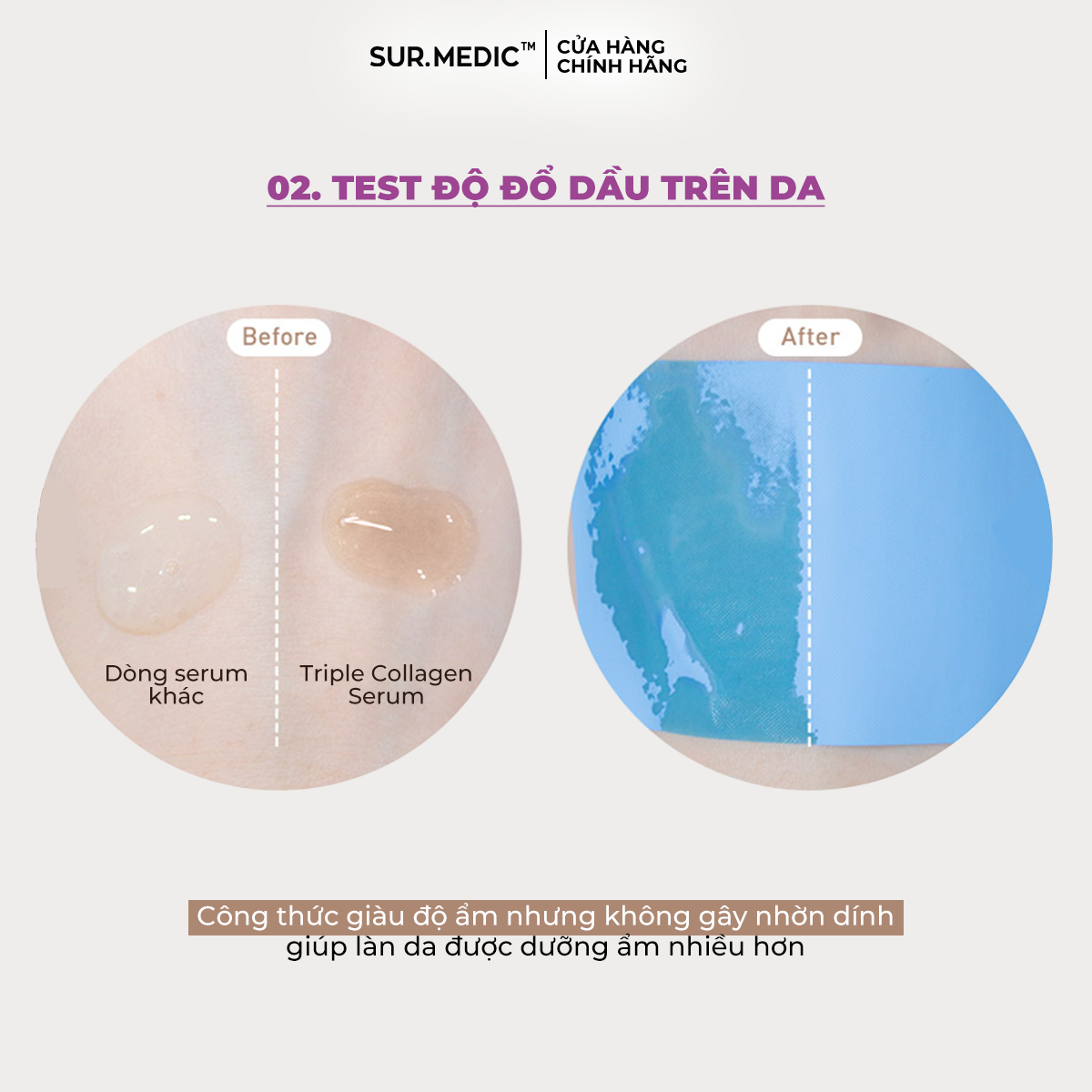 Mô tả Siêu Tinh Chất Phục Hồi và Trẻ Khoẻ Da SURMEDIC Super Peptide 100™ Collagen Lifting Serum 50ml - 8