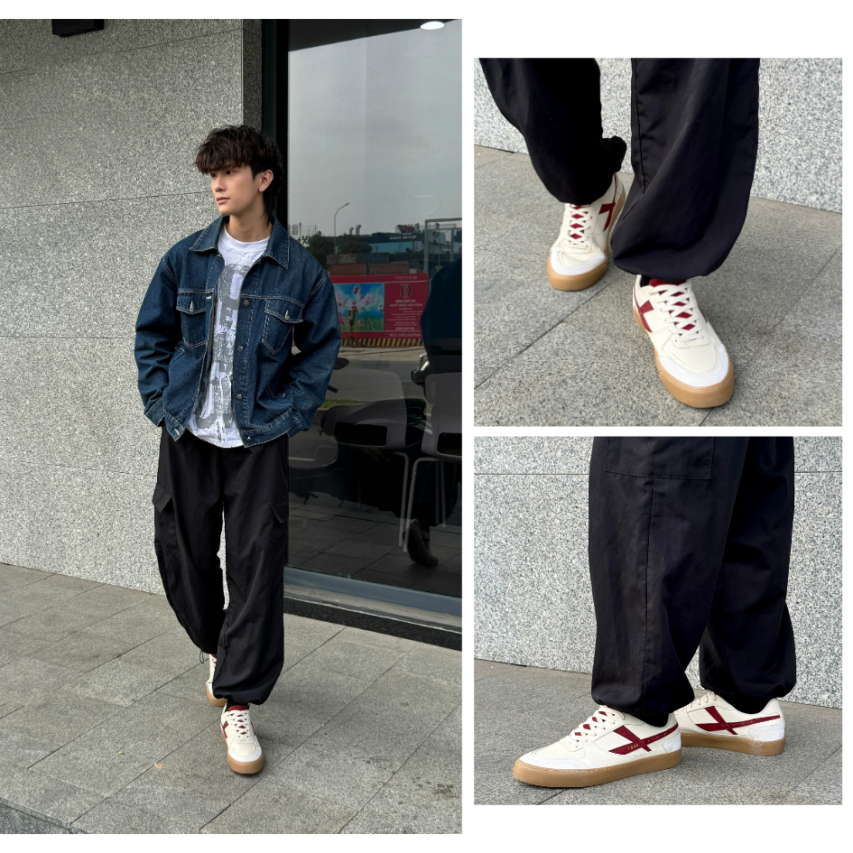 Mô tả New Arrivals | Giày Da Sneaker Nam Nữ DC39 BERRY SODA DINCOX Shoes Đế Bằng - Microfiber Leather - 2
