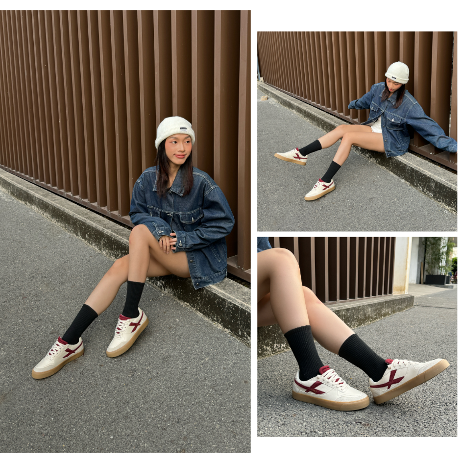 Mô tả New Arrivals | Giày Da Sneaker Nam Nữ DC39 BERRY SODA DINCOX Shoes Đế Bằng - Microfiber Leather - 3