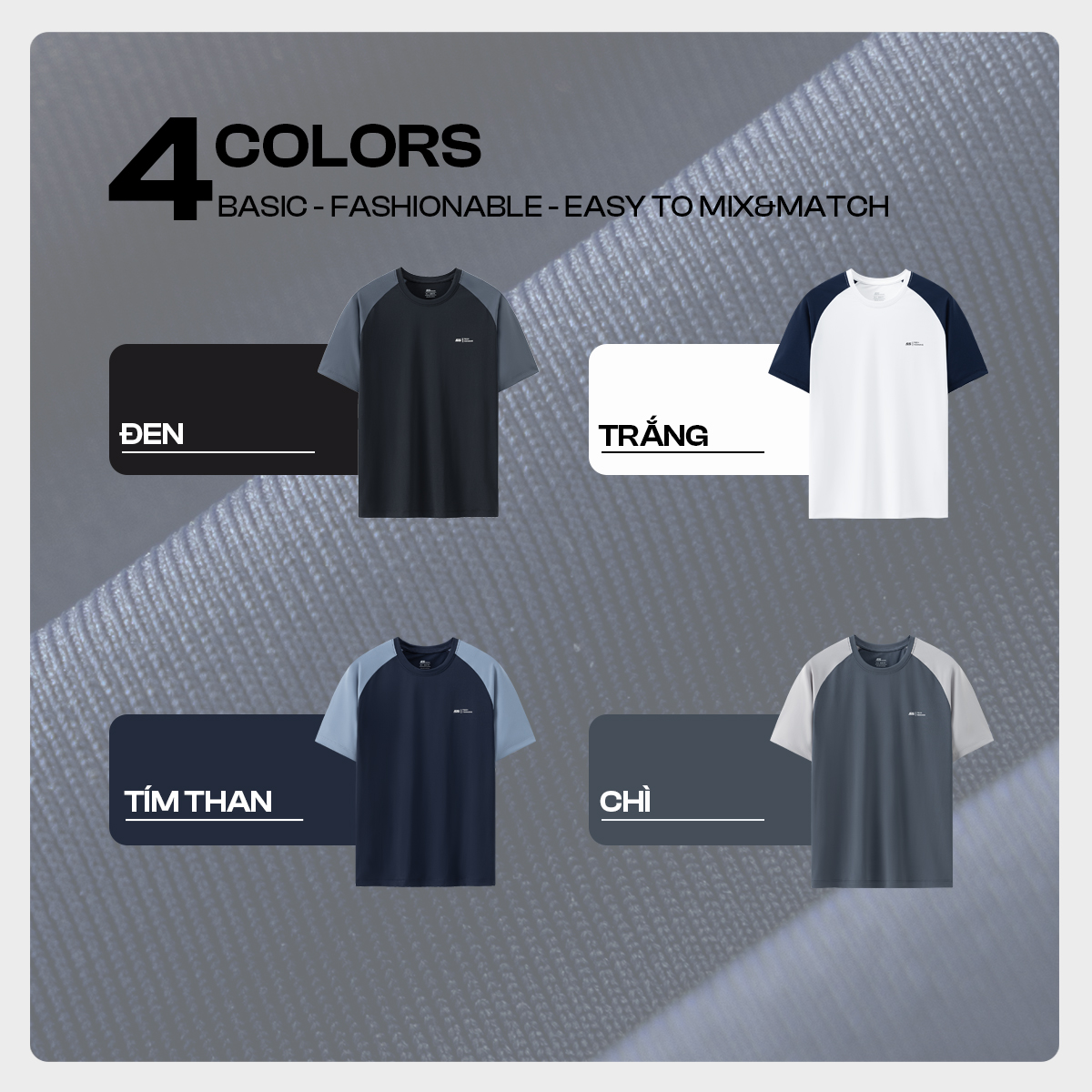 Mô tả Áo Phông Nam Cổ Tròn Mùa Hè 5S FASHION COOLING Nhẹ Mát, Thiết Kế Tay Raglan Khỏe Khoắn (01-ATS25055) - 8