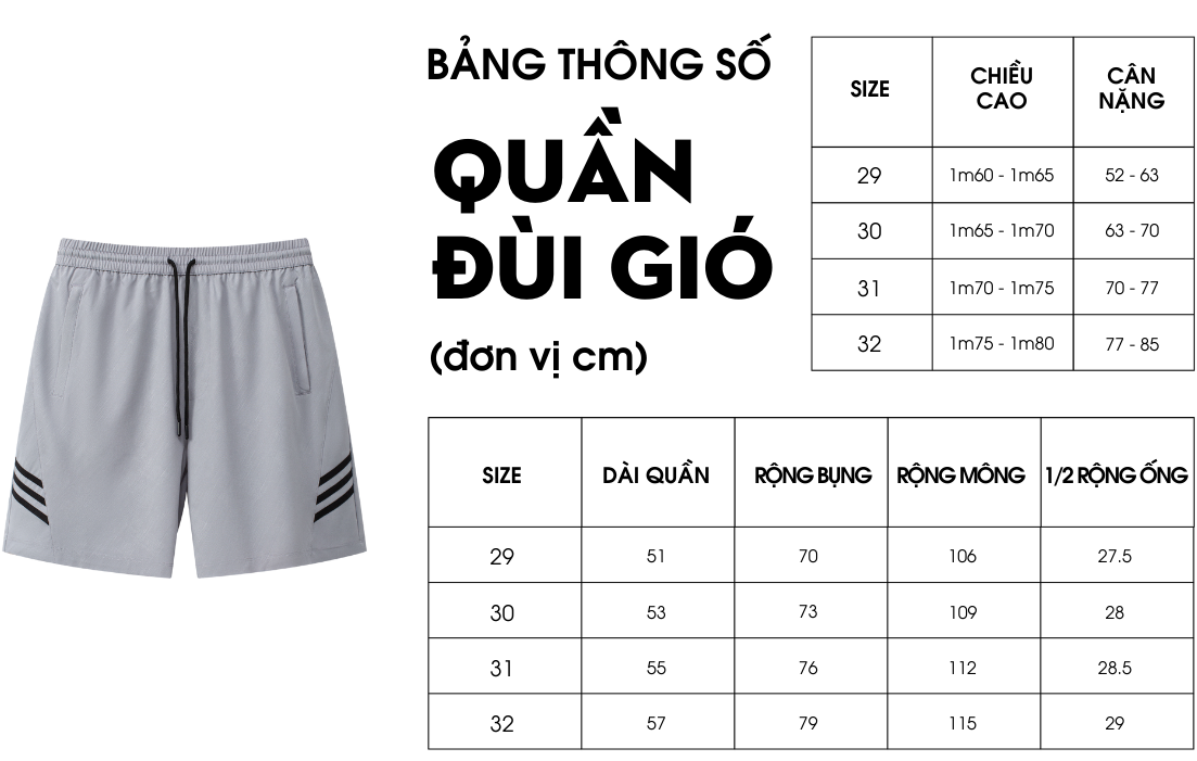 Mô tả Quần Short Gió Thể Thao 8QDGT407 Biluxury Quần Đùi Chất Liệu Thoáng Mát Không Nhăn Nhàu - 1