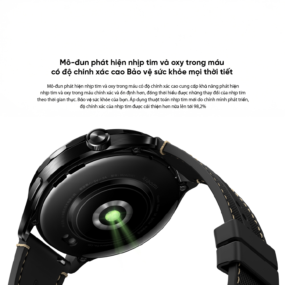 Mô tả Đồng hồ thông minh Xiaomi Watch S4 - Màn hình AMOLED 1.43 inch - Pin 486mAh hoạt động lên đến 15 ngày - 6