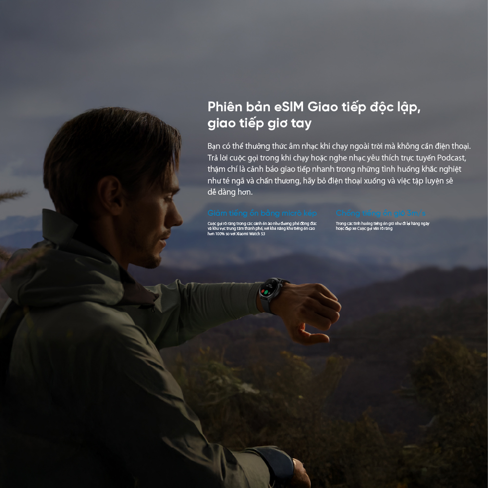Mô tả Đồng hồ thông minh Xiaomi Watch S4 - Màn hình AMOLED 1.43 inch - Pin 486mAh hoạt động lên đến 15 ngày - 7