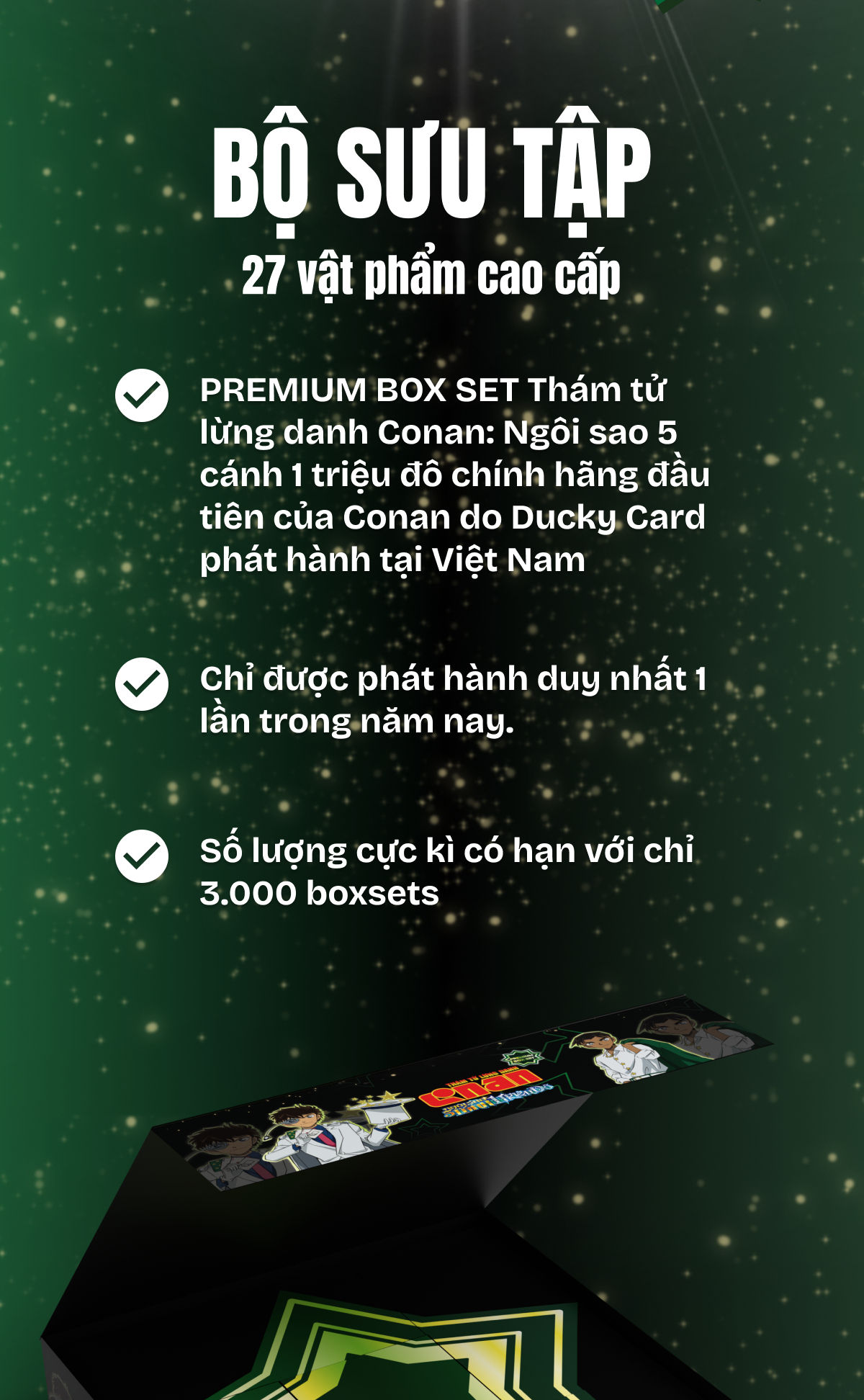 [Full Box] Conan Premium Box Set | Phiên bản đặc biệt | Gồm 27 thành ...
