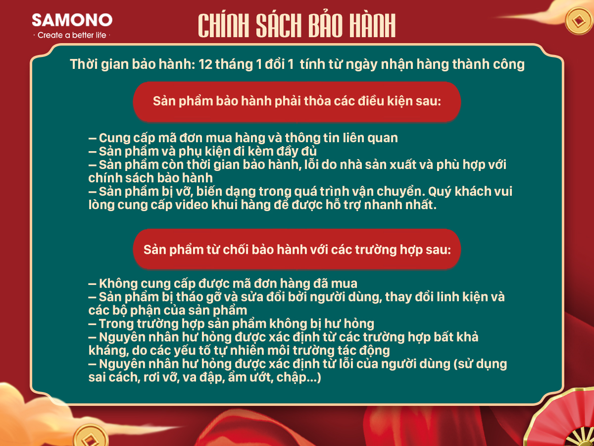 Bảo hành Samono SW-099S