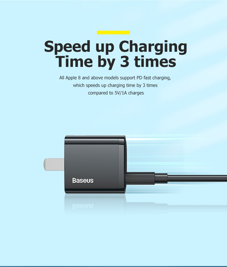 Mô tả Củ sạc nhanh Baseus PD 20W dành cho các dòng Iphone 12/13/14 - 3