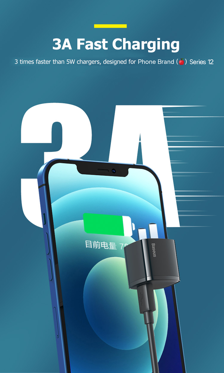 Mô tả Củ sạc nhanh Baseus PD 20W dành cho các dòng Iphone 12/13/14 - 6