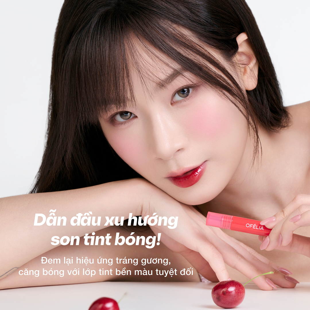 Mô tả Son Tint Bóng OFÉLIA Lolli Glow Tint (Mini size 1g) - 1
