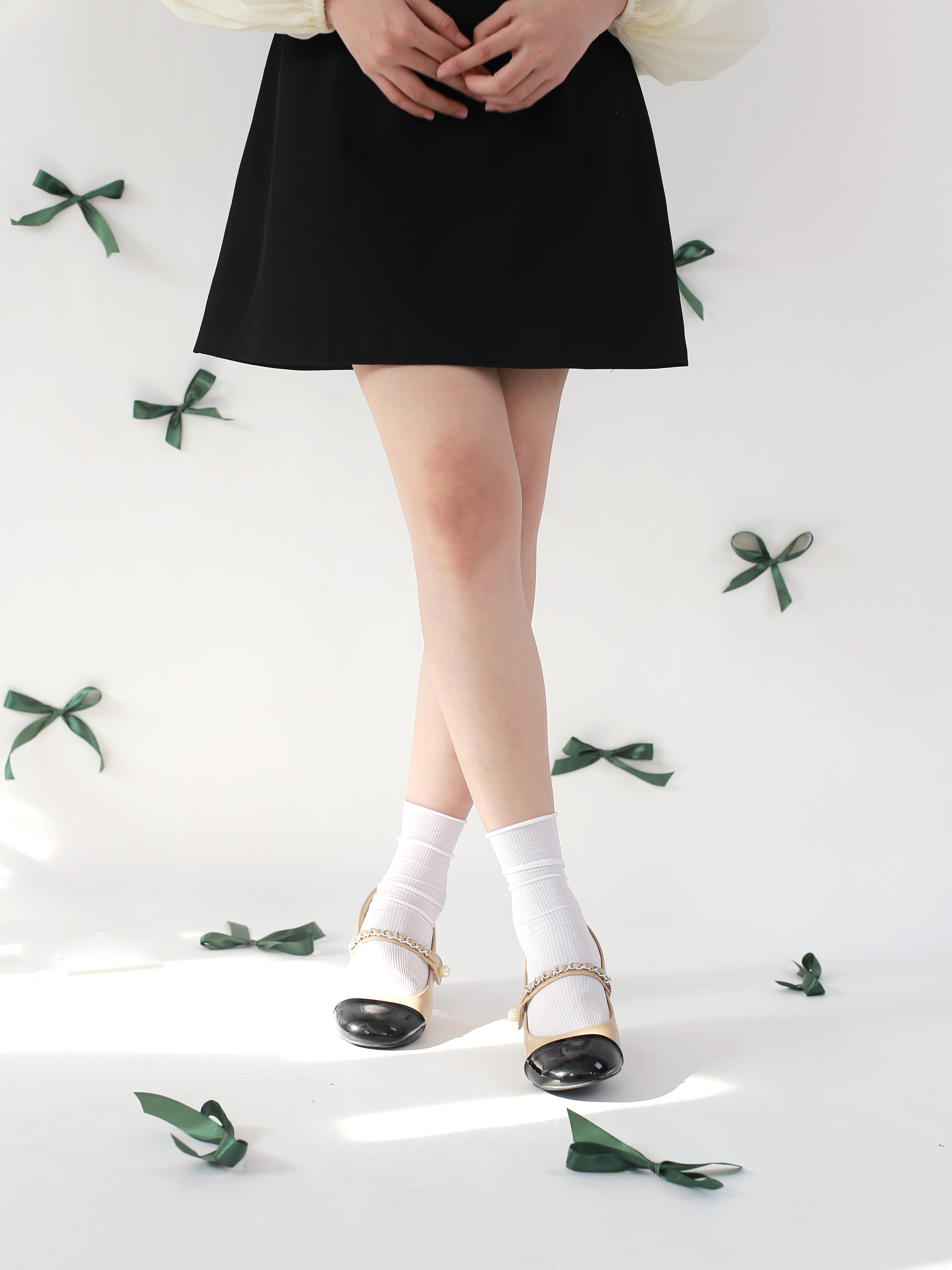 Mô tả Giày Búp Bê Marry Jane Nữ Cillie Gót Vuông Cao 5cm Lolita Kiểu Dáng Công Chúa - 7