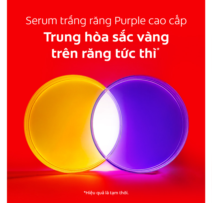 Mô tả Tinh chất trắng răng tăng cường Colgate Optic White Purple Serum-Trung hòa sắc vàng, rạng rỡ tức thì 40ML - 5