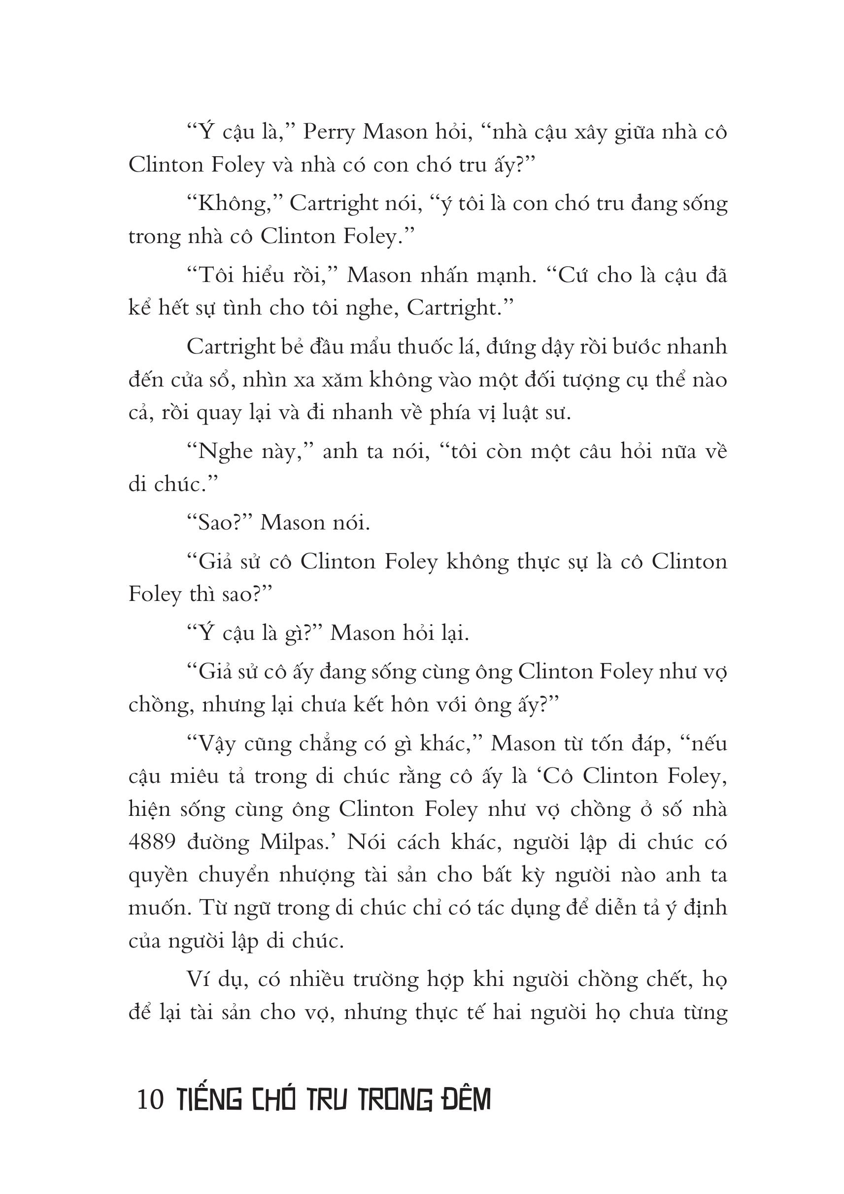 Mô tả Sách Tiểu Thuyết Trinh Thám - Tiếng Chó Tru Trong Đêm (Tái bản) - Erle Stanley Gardner - 7