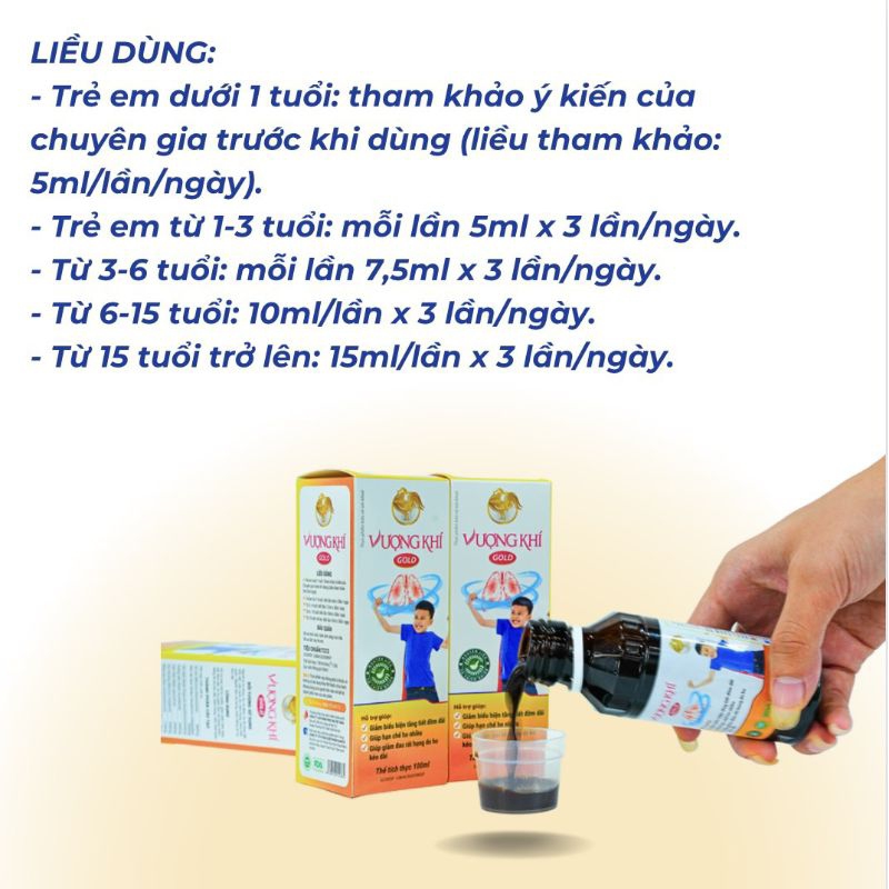 Mô tả Cao Lỏng Vượng Khí Gold Hỗ Trợ Giảm Ho Tiêu Đờm Tăng Đề Kháng Chính Hãng Japa Kids - 5